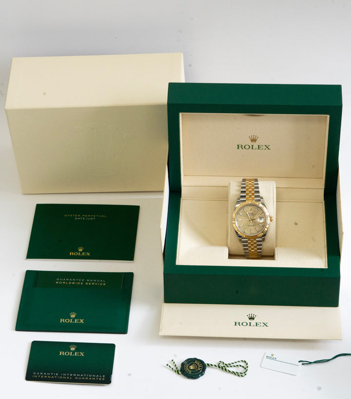 ROLEX DATE JUST 126333 YELLOW GOLD