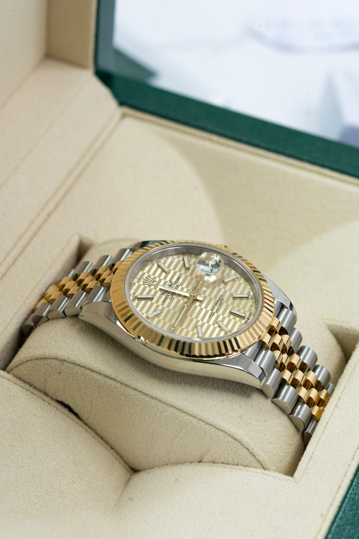 ROLEX DATE JUST 126333 YELLOW GOLD