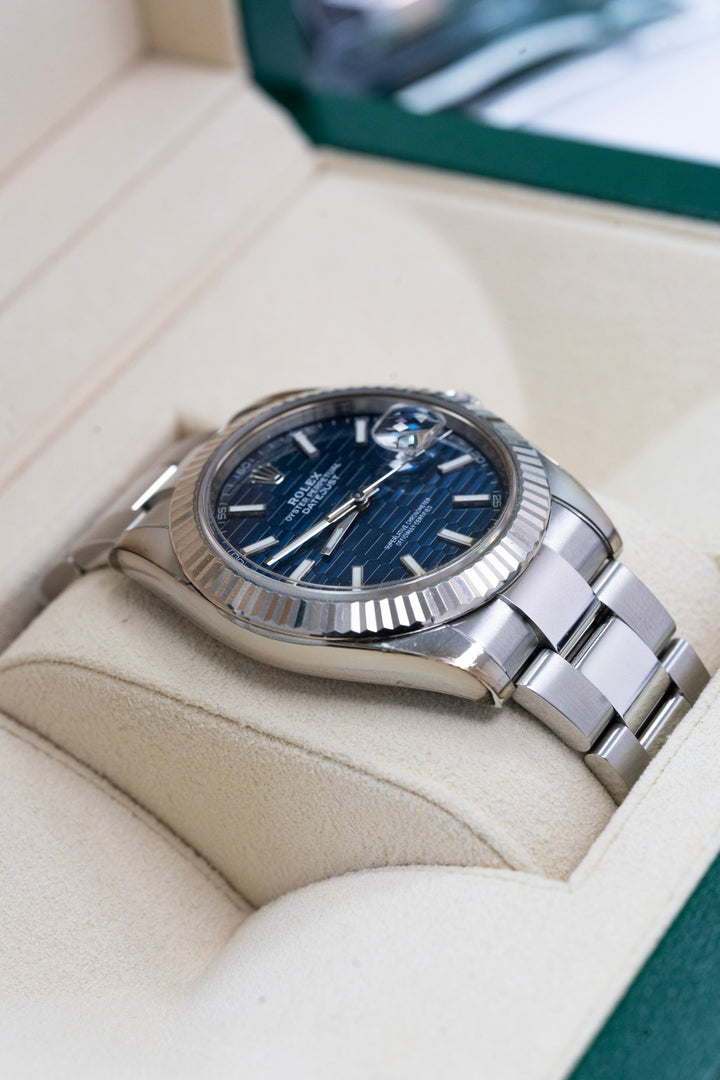 ROLEX DATE JUST 126334 BLUE NEW