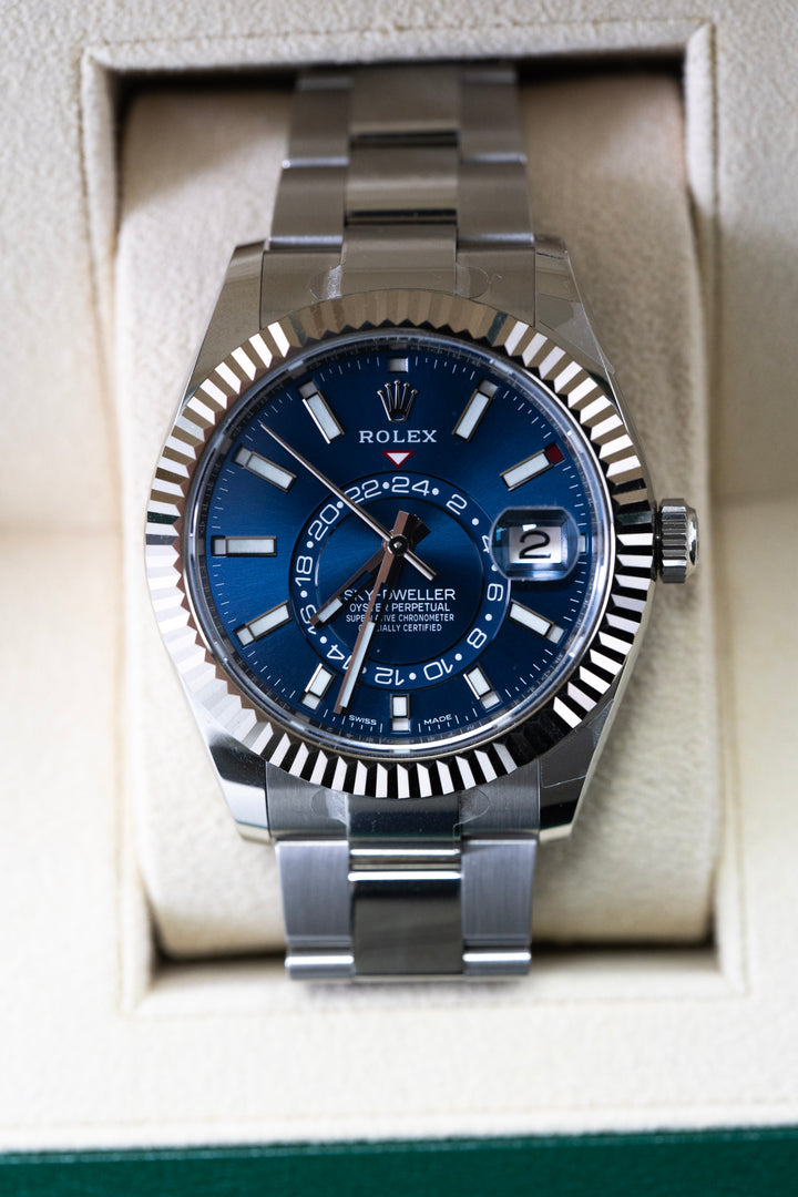 ROLEX SKY DWELLER BLUE 326934