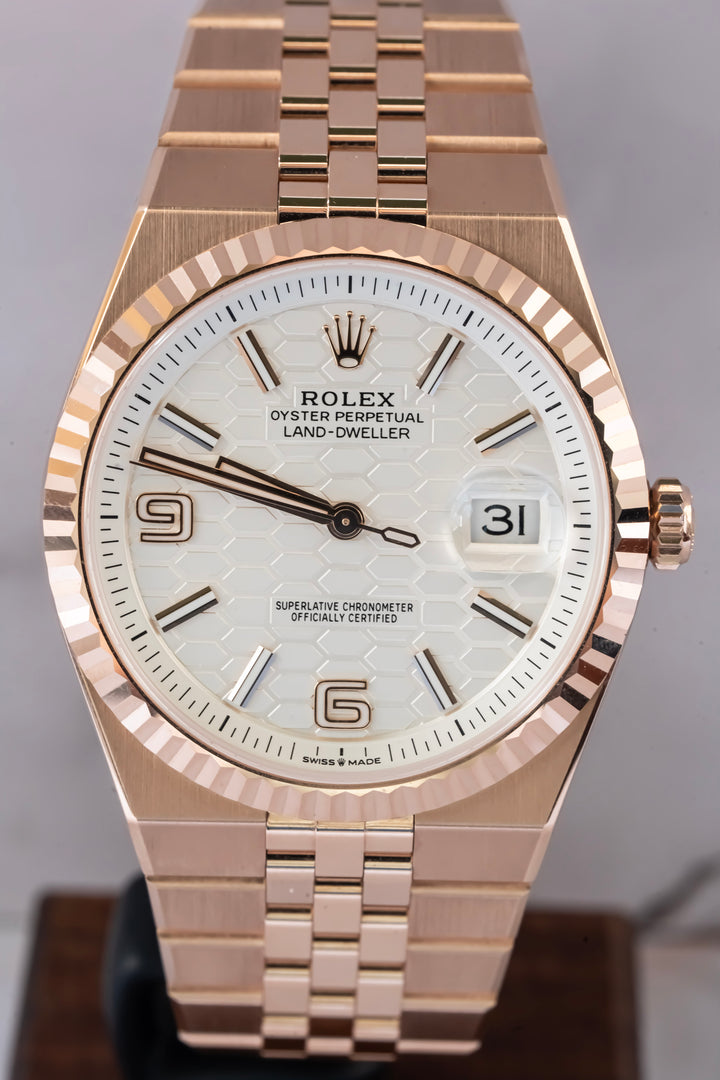 ROLEX 127335 ROSE GOLD LAND DWELLER 2025 NEW