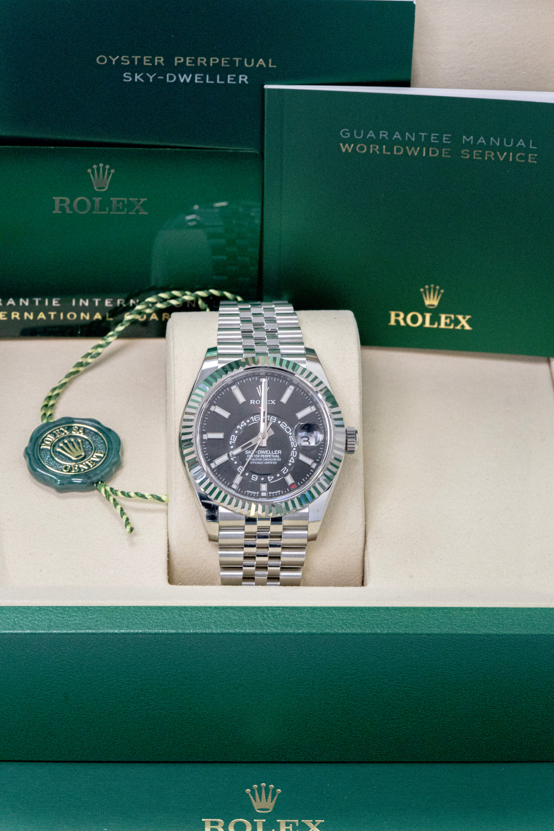 ROLEX SKY DWELLER BLACK JUBLEE 336934 NEW 2025