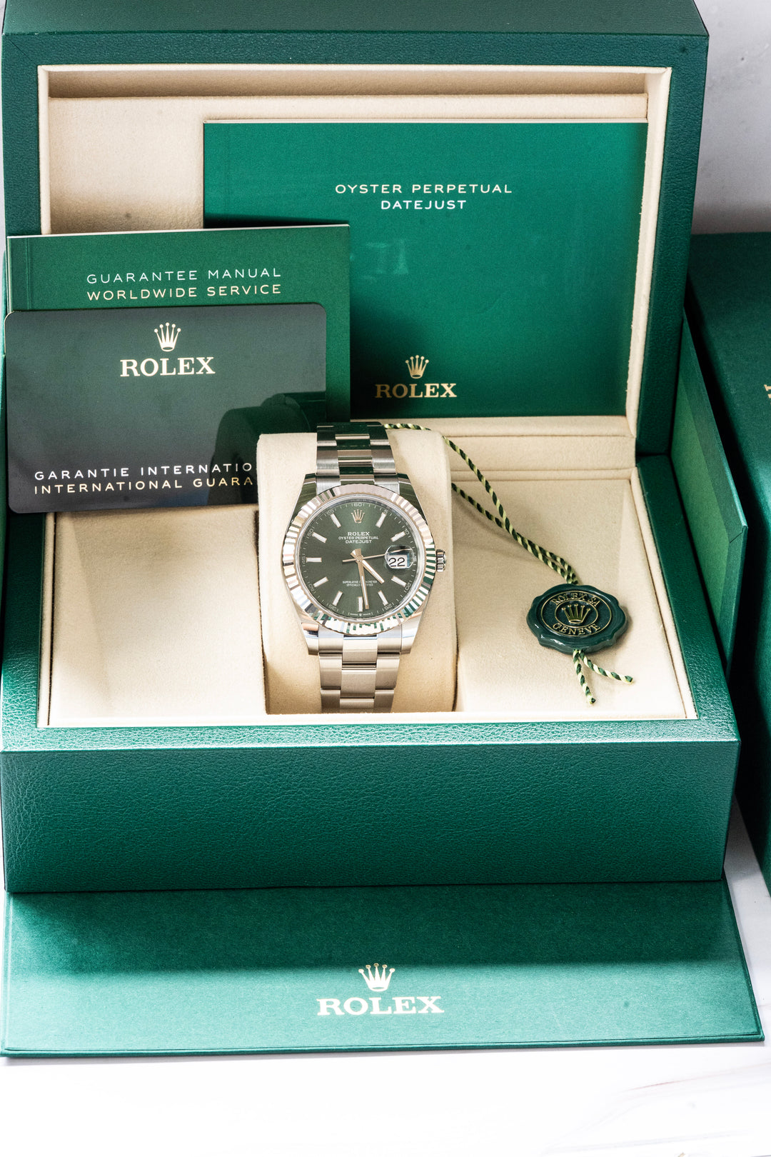 ROLEX 126334 DATEJUST GREEN 2025 NEW