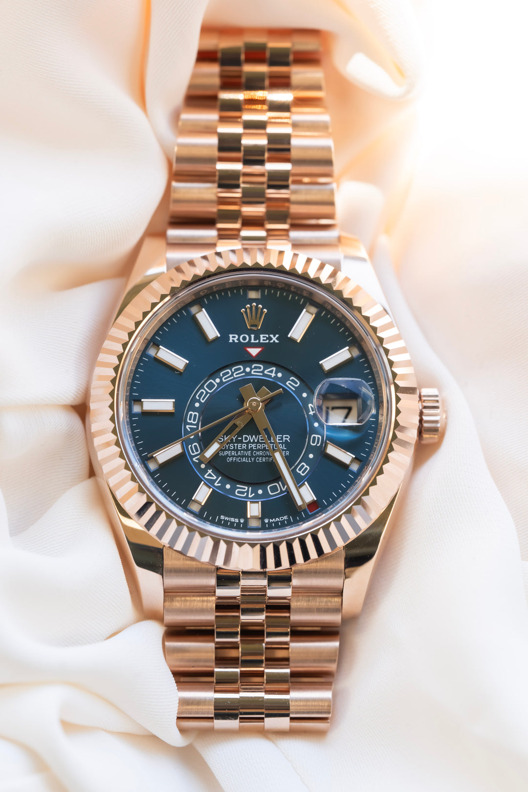 ROLEX SKY DWELLER ROSE GOLD NEW 2025