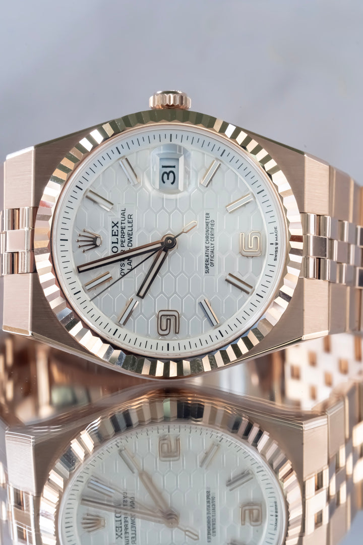 ROLEX 127335 ROSE GOLD LAND DWELLER 2025 NEW