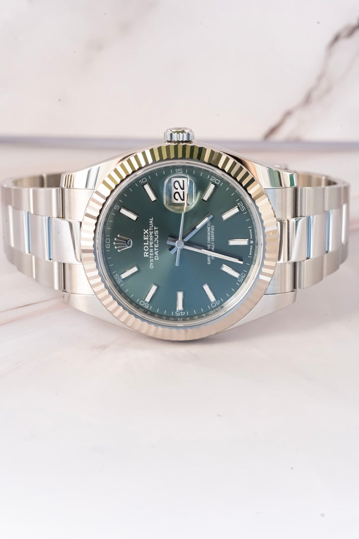 ROLEX 126334 DATEJUST GREEN 2025 NEW