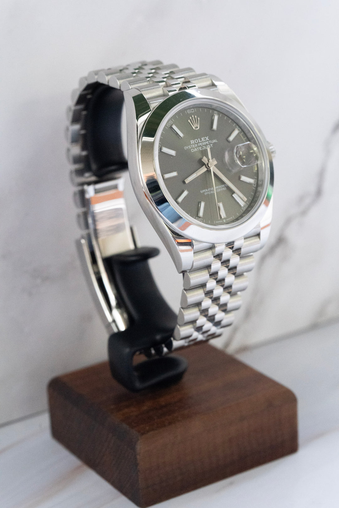 ROLEX DATEJUST GREY 126300 NEW 2025