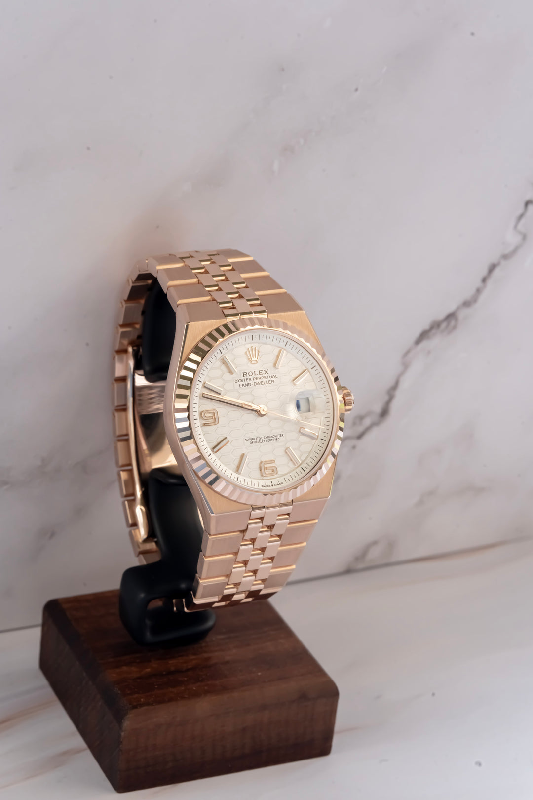 ROLEX 127335 ROSE GOLD LAND DWELLER 2025 NEW