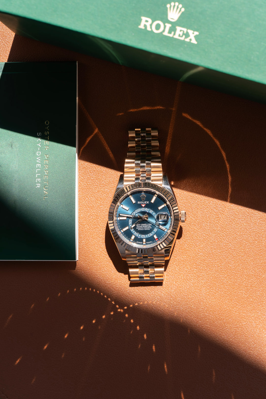 ROLEX SKY DWELLER ROSE GOLD NEW 2025