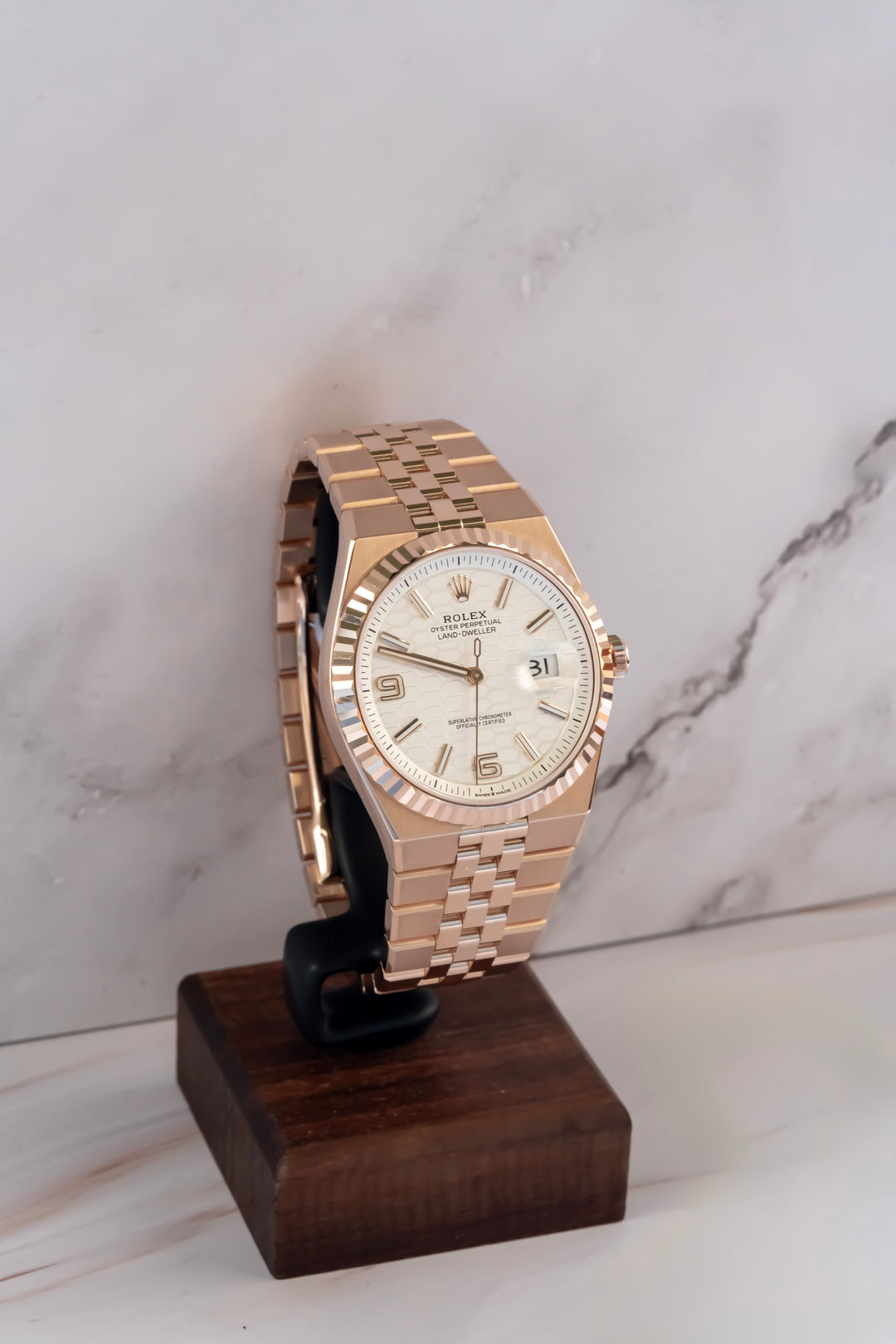 ROLEX 127335 ROSE GOLD LAND DWELLER 2025 NEW