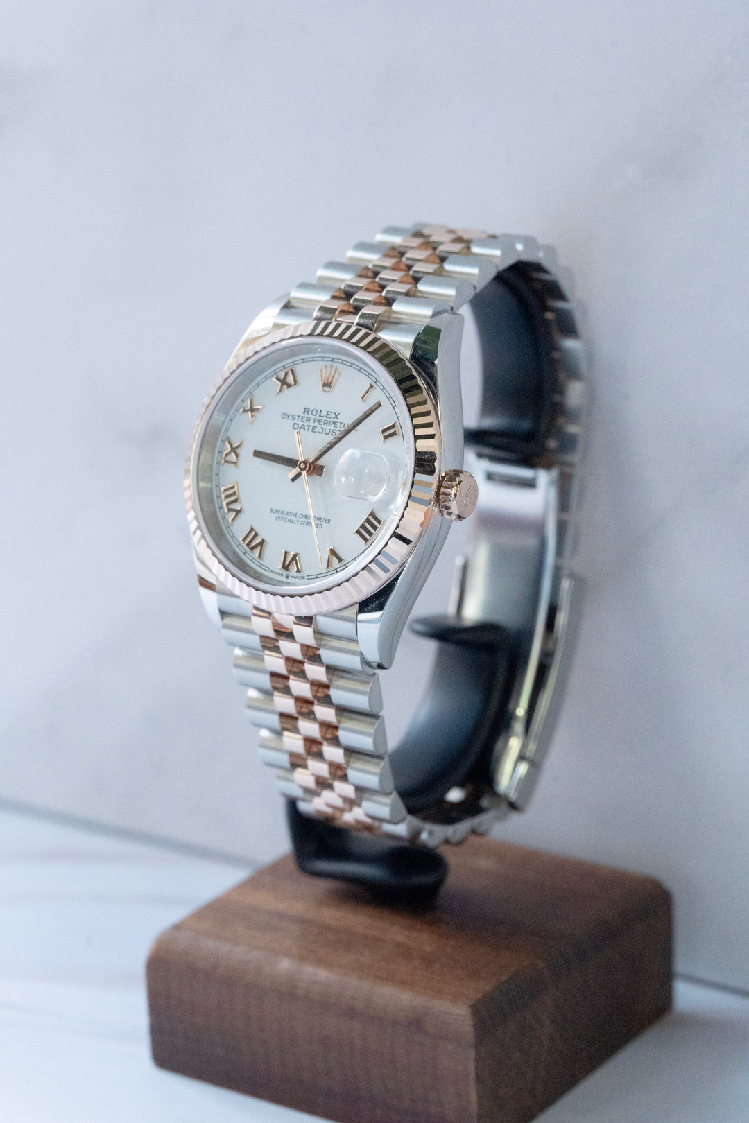 ROLEX DATE-JUST WHITE ROMAN 12232 NEW 2025