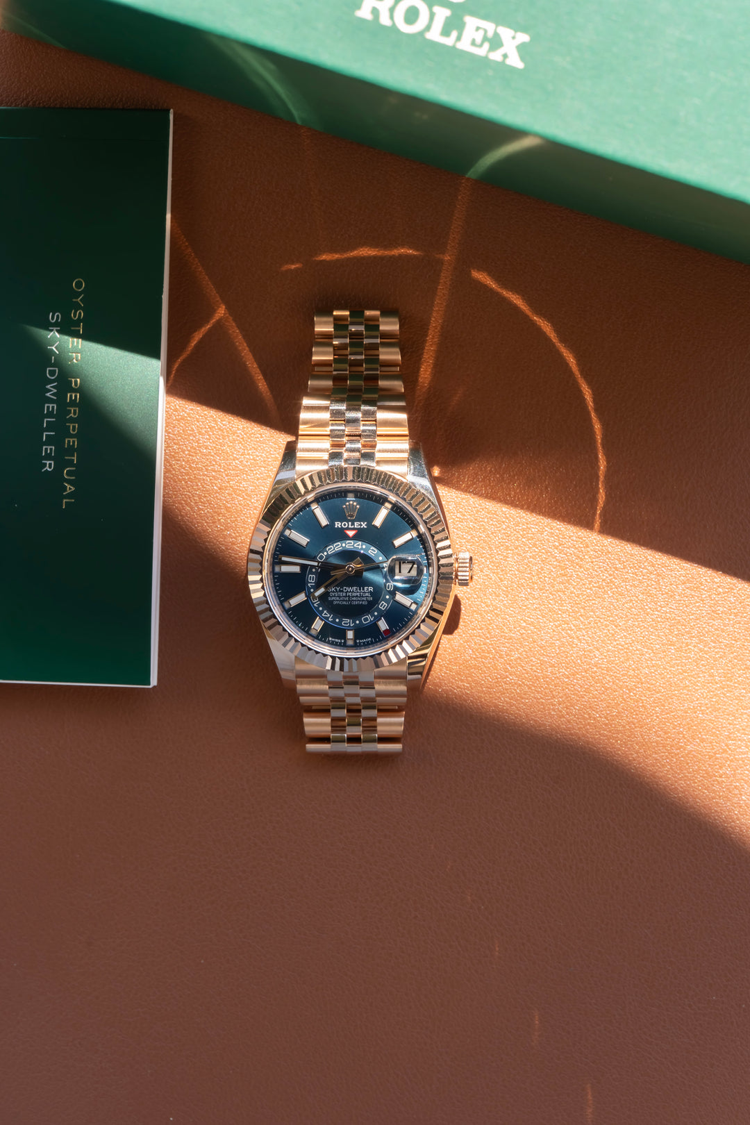 ROLEX SKY DWELLER ROSE GOLD NEW 2025