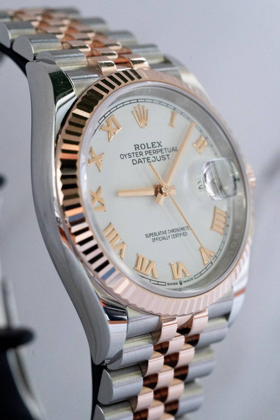 ROLEX DATE-JUST WHITE ROMAN 12232 NEW 2025