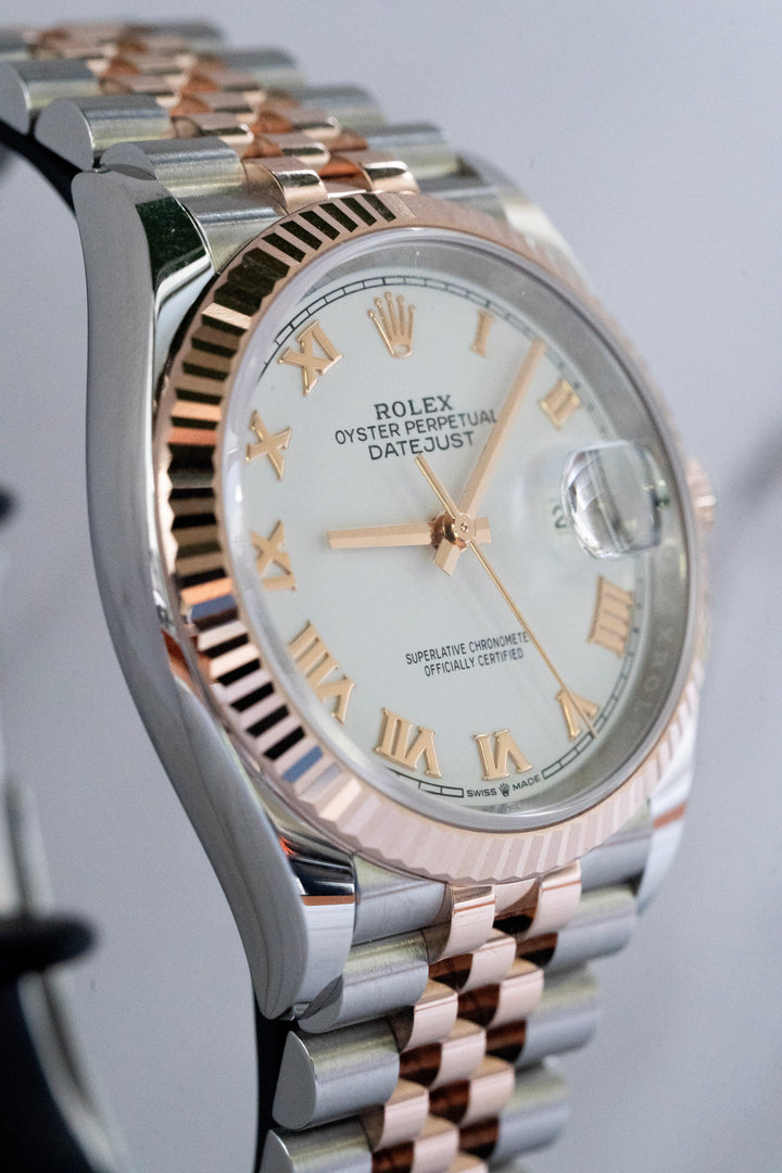 ROLEX DATE-JUST WHITE ROMAN 12232 NEW 2025