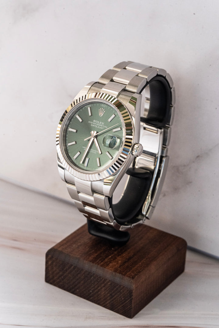 ROLEX 126334 DATEJUST GREEN 2025 NEW