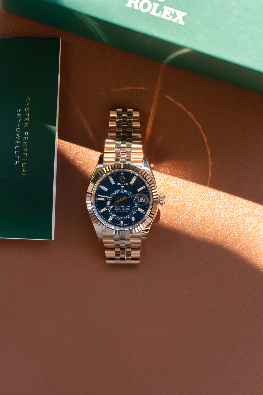ROLEX SKY DWELLER ROSE GOLD NEW 2025