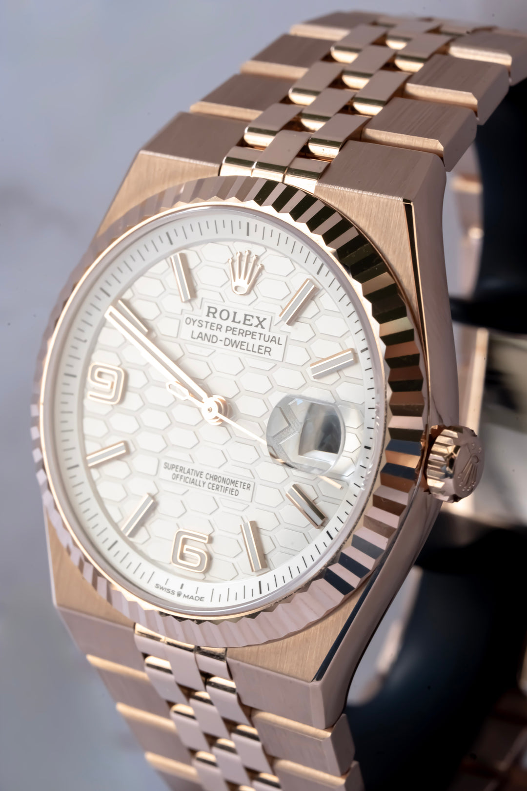 ROLEX 127335 ROSE GOLD LAND DWELLER 2025 NEW