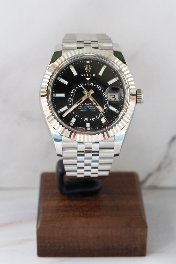 ROLEX SKY DWELLER BLACK JUBLEE 336934 NEW 2025