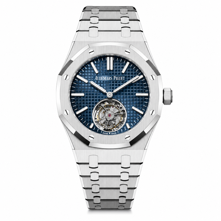 Audemars Piguet Royal Oak Flying Tourbillon 26730ST Selfwinding Steel Blue Dial