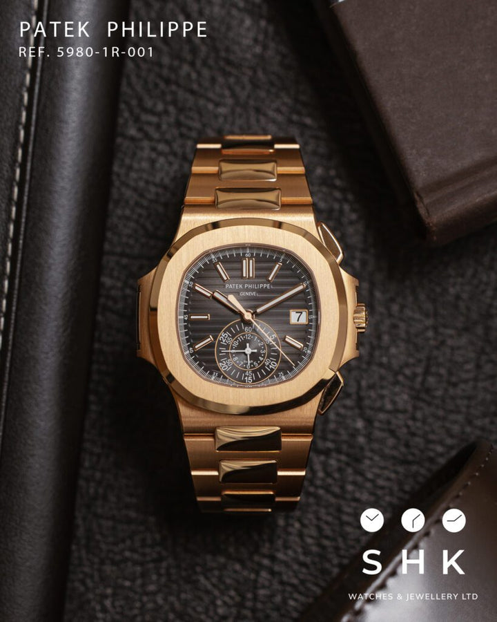 Patek Philippe Nautilus 5980/1R-001 Chronograph Rose Gold