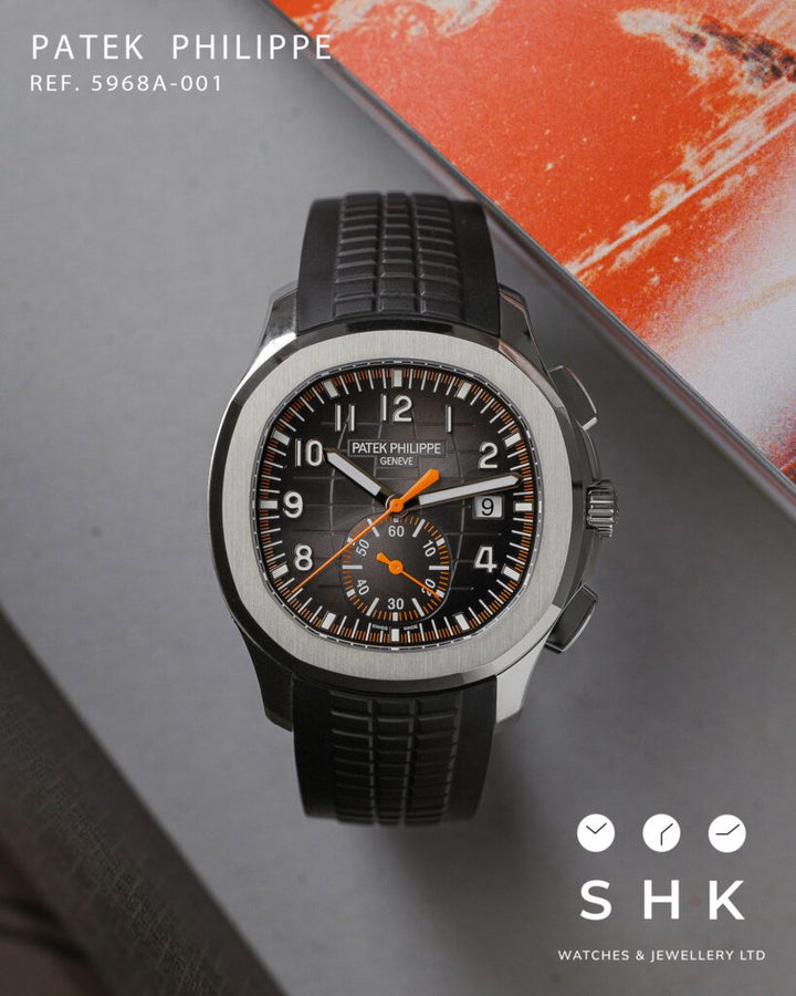 Patek Philippe Aquanaut Chronograph 5968A-001 ‘Tiffany &amp; Co.’ Stainless Steel Black Dial