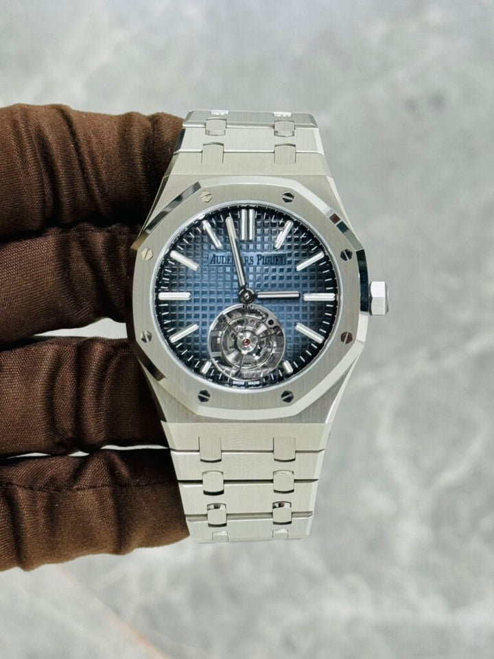 Audemars Piguet Royal Oak Flying Tourbillon 26730ST Selfwinding Steel Blue Dial