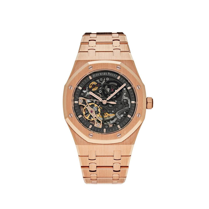 Audemars Piguet Royal Oak 15407OR Double Balance Wheel Openworked Rose Gold