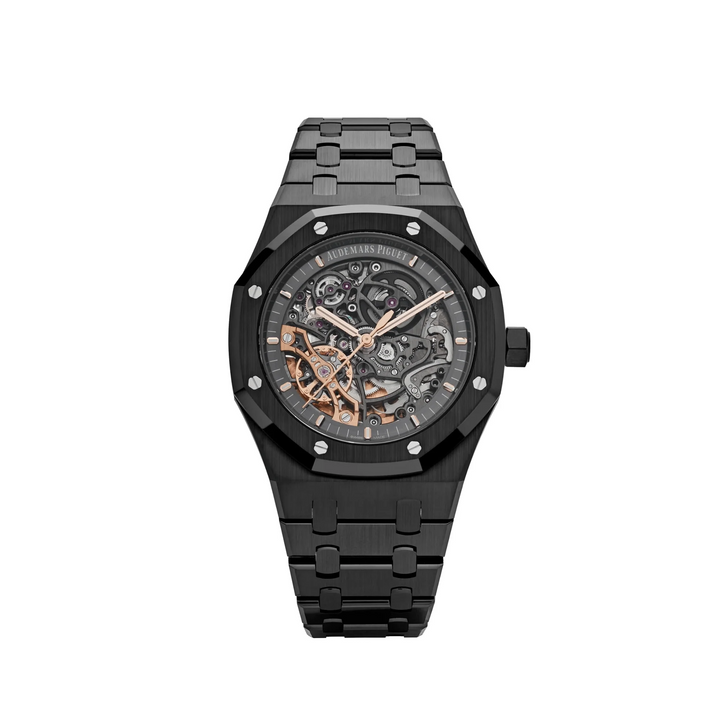Audemars Piguet Royal Oak 15416CE Double Balance Wheel Openworked Black Ceramic