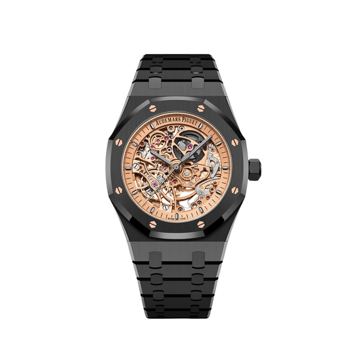 Audemars Piguet Royal Oak 15416CE Double Balance Wheel Black Ceramic Openworked Dial Limited Edition of 150
