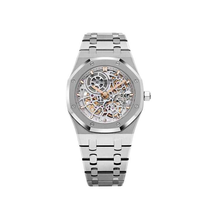 Audemars Piguet Royal Oak 16204ST Jumbo Extra-Thin 50th Anniversary Stainless Steel Openworked