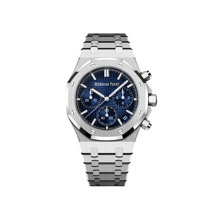 Audemars Piguet Royal Oak 26240BC Chronograph White Gold Smoked Blue Dial