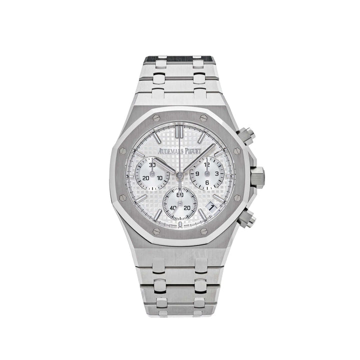 Audemars Piguet Royal Oak 26240ST Selfwinding Chronograph ’50th Anniversary’ Stainless Steel White Dial