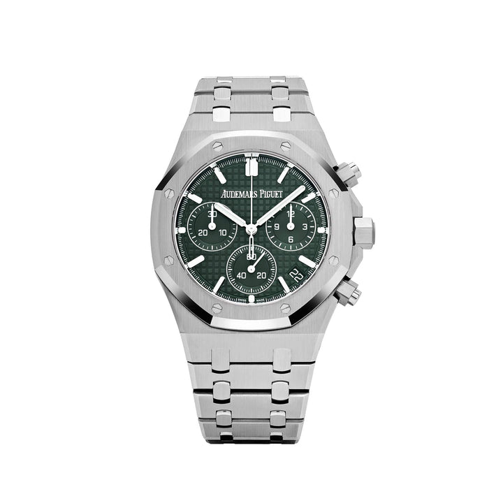 Audemars Piguet Royal Oak 26240ST Selfwinding Chronograph Stainless Steel Green Dial