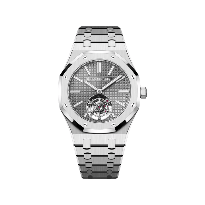 Audemars Piguet Royal Oak Flying Tourbillon 26730ST Selfwinding Steel Grey Dial