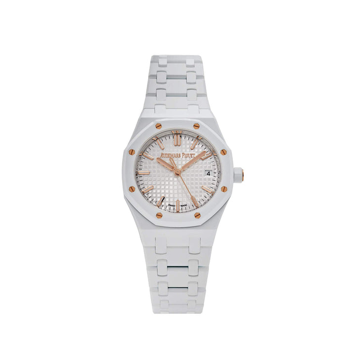 Audemars Piguet Royal Oak 77350CB ‘Ladies’ White Ceramic