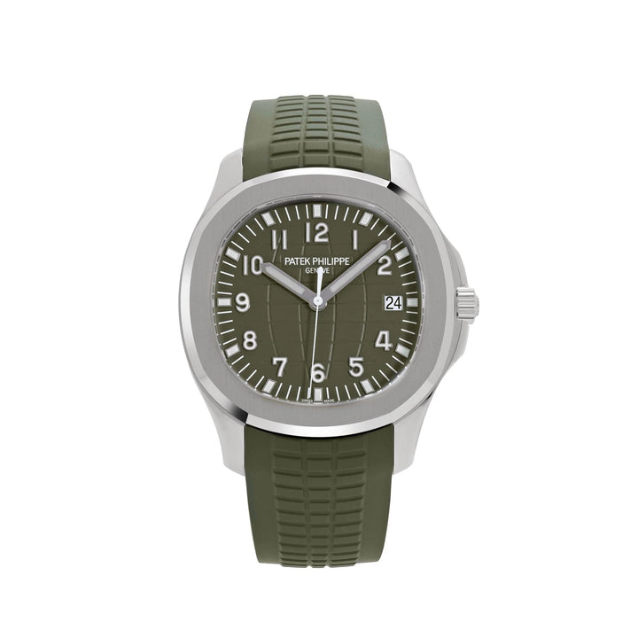 Patek Philippe Aquanaut 5168G-010 ‘Jumbo’ White Gold Khaki Green