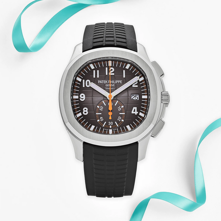 Patek Philippe Aquanaut Chronograph 5968A-001 ‘Tiffany &amp; Co.’ Stainless Steel Black Dial