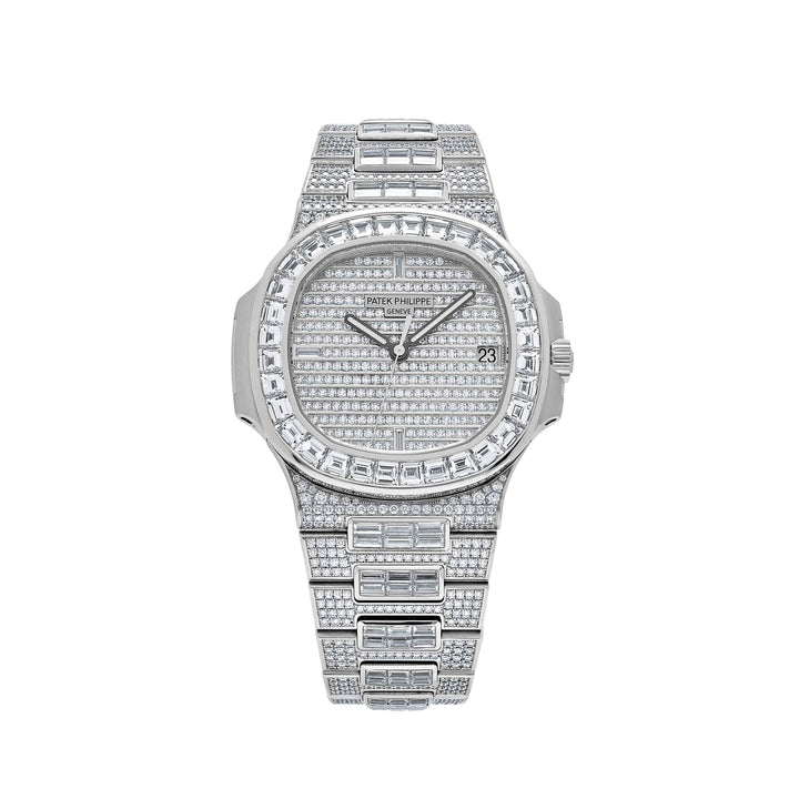 Patek Philippe Nautilus 5719/10G-010 White Gold Diamond Set