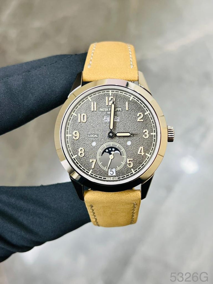Patek Philippe Complications 5326G-001 White Gold Grey Dial