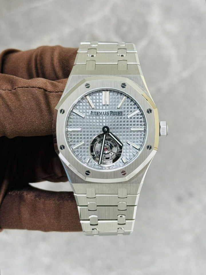 Audemars Piguet Royal Oak Flying Tourbillon 26730ST Selfwinding Steel Grey Dial